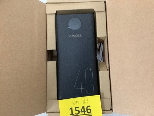 romoss portable charger - Lot 1546