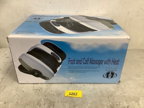 foot and calf massager with heat - Lot 1267