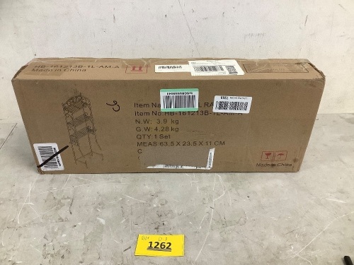 over the toliet storage shelf - Lot 1262