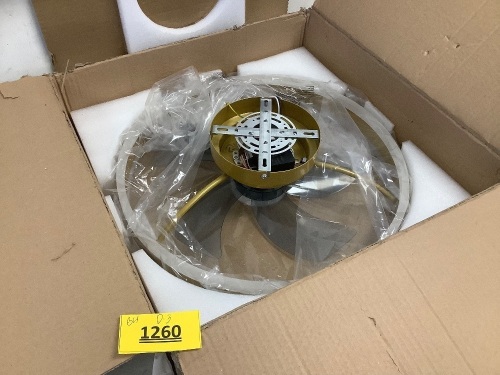 minney 19.7" ceiling fan - Lot 1260
