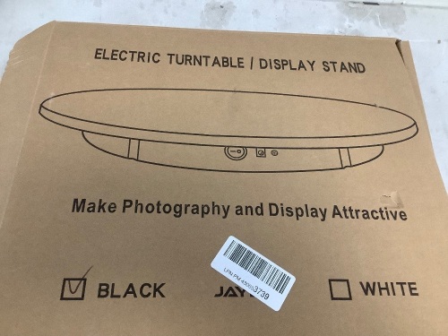 electric turntable/display stand  - Lot 1252