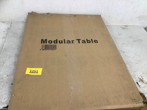 modular table 3 tier food cart - Lot 1251