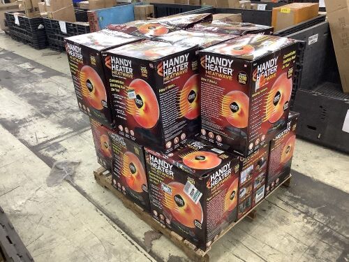 Pallet of Handy Heater Heatwave Parabolic Space Heaters, 15 Pieces - Uninspected  - Lot 133