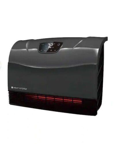 Heat Storm Phoenix WiFi Infrared Wall Unit 1,500-Watt Wi-Fi Smart Heater in Gray  - Lot 178