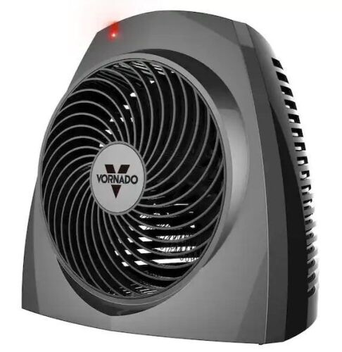 Vornado 1500-Watt Electric Portable Space Heater, Whole Room Vortex Heat Circulation, Charcoal - Lot 261