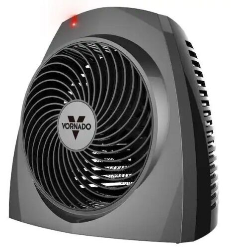 Vornado 1500-Watt Electric Portable Space Heater, Whole Room Vortex Heat Circulation, Charcoal - Lot 304
