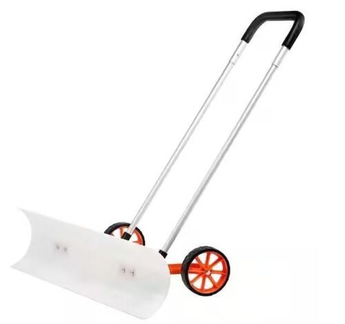 VEVOR U-shaped Aluminum Handle and Aluminum Alloy Blade Span Snow Shovel Pusher - Lot 376