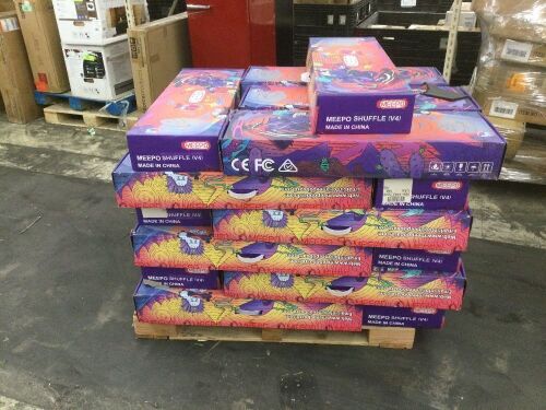 Pallet of (25) Electric Skateboards - No Batteries, Controllers, or Grip Tape, Some Wires Cut  - Lot 436