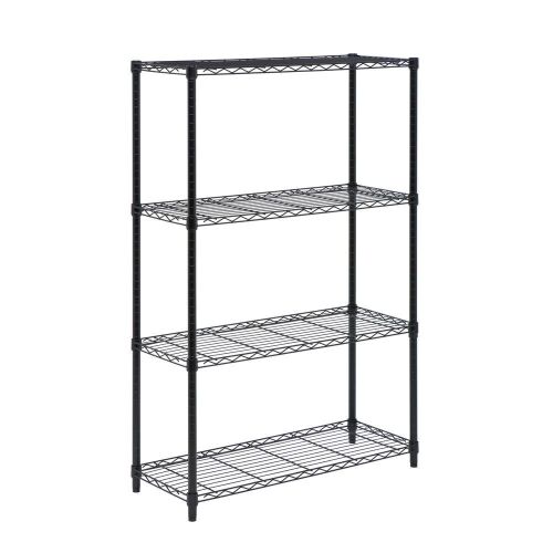 Honey-Can-Do 4-Tier Heavy-Duty Adjustable Shelving Unit with 250-lb Shelf Capacity - Lot 616