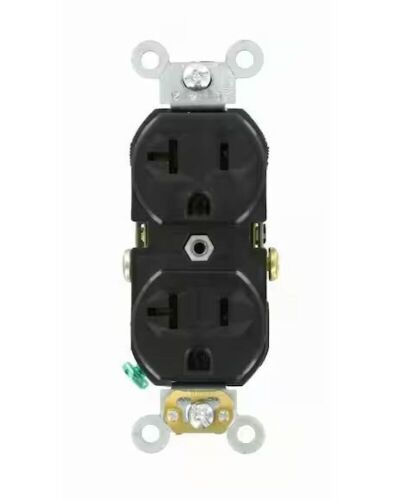 Lot of (10) Leviton 20 Amp Back & Side Wire Outlet  - Lot 705