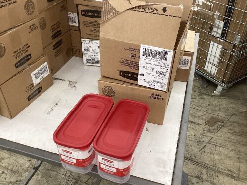 Lot of (2) Rubbermaid 10 Cup Modular Pantry Storage Containers, 2 Pack  - Lot 724