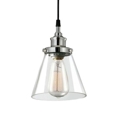 Globe Parker Chrome Plug-In Pendant Light  - Lot 487