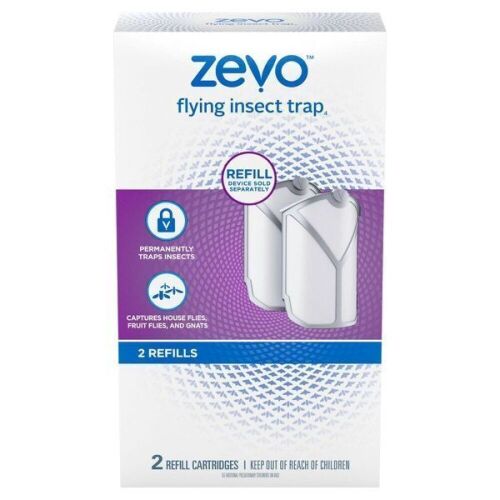 Lot of (4) Zevo Flying Insect Trap Refill Cartridges, 2pk - Lot 577