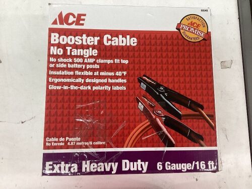 Extra Heavy Duty Jumper Cambles 6 Ga 16'  - Lot 519