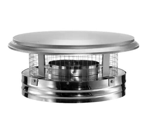 DuraVent DuraPlus 6 in. Round Chimney Cap - Lot 400