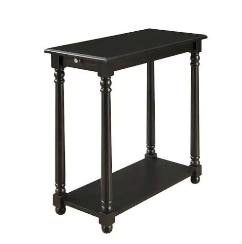 French Country Black Regent End Table  - Lot 748