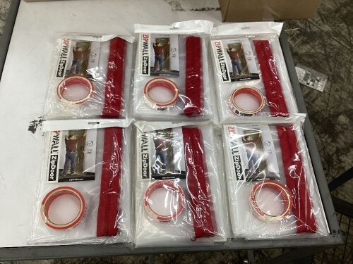 Lot of (6) Zipwall ZipDoor Standard Door Kit  - Lot 599