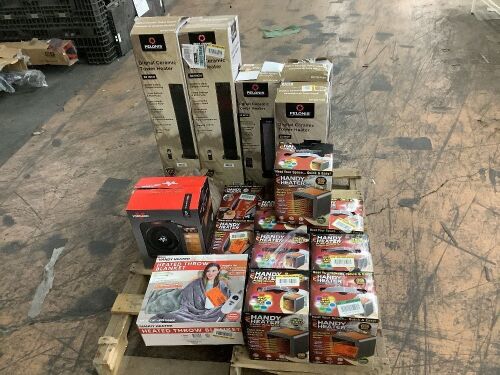 Pallet of Return Heating Items, 17 Pieces - Uninspected  - Lot 113