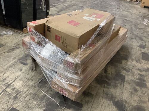 Pallet of (3) Pop Up Canopies, (3) Cantilever Patio Umbrellas, (5) Market Patio Umbrellas & (3) Umbrella Bases - Uninspected - Lot 263