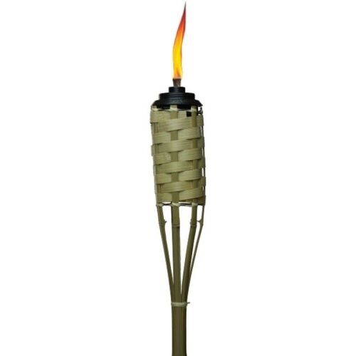 Case of (24) Luau Bamboo 57 in. Weather Resistant Outdoor Torch  - Lot 401