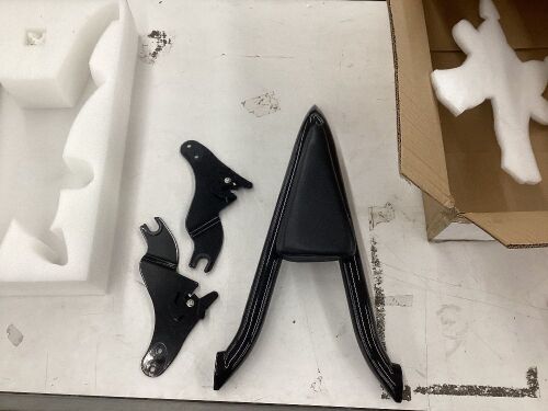 26" Height Black Sissy Bar Backrest for 2009-2023 Harley Touring Models - Lot 402