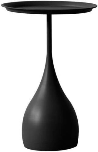 Modern Round Side Table 15.7"D x 23.6"H  - Lot 450