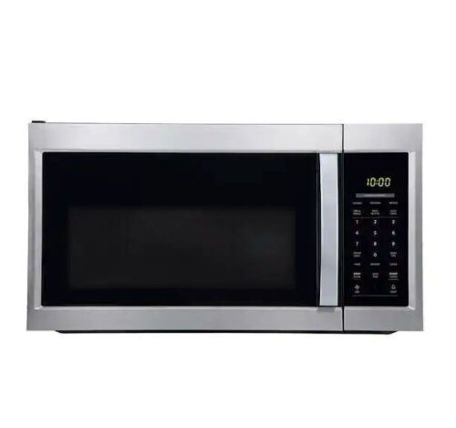 Vissani 1.7 cu. ft. 1000-Watt Over the Range Microwave in Stainless Steel - Glass Plate Broken - Lot 41
