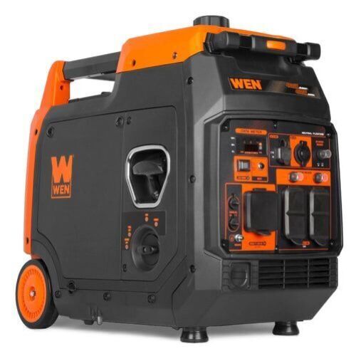 WEN 56477i Quiet and Lightweight 4800-Watt RV-Ready Portable Inverter Generator with Fuel Shut Off - Lot 14