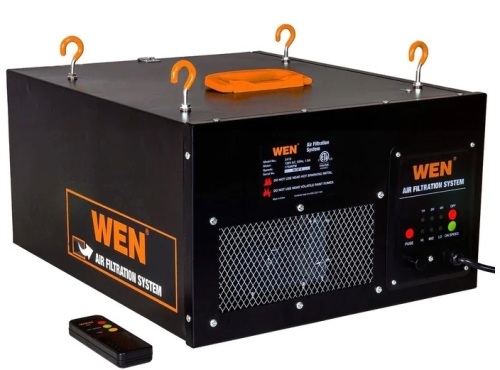 WEN 3410 3-Speed Remote-Controlled Air Filtration System (300/350/400 CFM) - Lot 206