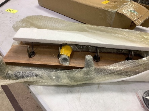 pipe shelf  - Lot 167