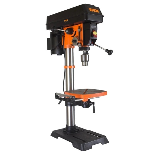 WEN 4214T 5-Amp 12-Inch Variable Speed Cast Iron Benchtop Drill Press with Laser and Work Light - Lot 210
