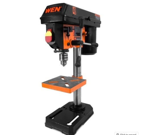 WEN 4208T 2.3-Amp 8-Inch 5-Speed Cast Iron Benchtop Drill Press - Lot 225