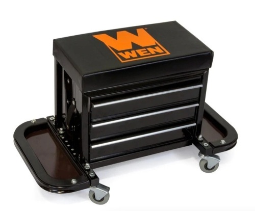 WEN GG1350 350-Pound Capacity Garage Glider Rolling Tool Chest Seat - Lot 230