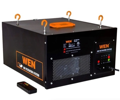 WEN 3410 3-Speed Remote-Controlled Air Filtration System (300/350/400 CFM) - Lot 233