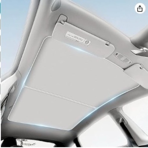 Tesla Model Y Sunshade Roof Sunroof Shade Upgrade 3.0 Accessories 2023 2022 2021 2020 - Lot 304