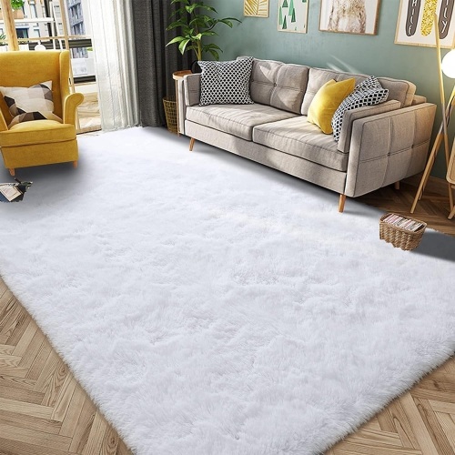 HQAYW Modern Fluffy Area Rug, Shaggy Rugs for Bedroom Living Room Ultra Soft Shag Fur Carpets for Kids Girls Nursery Plush Fuzzy Rug Cute Home Decor Rug 48 X 94 - Lot 331