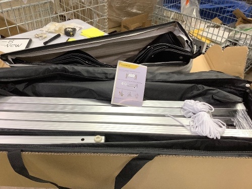 projector screen for movie night  - Lot 323