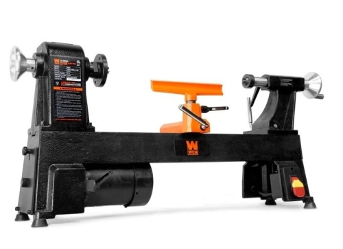 WEN LA3424 4.5-Amp 12-Inch by 18-Inch 5-Speed Benchtop Wood Lathe - Lot 388