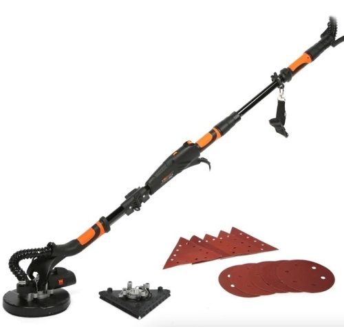 WEN DW5084 5-Amp 2-in-1 Variable Speed Dual-Head Drywall Sander with 15-Foot Dust Hose - Lot 394