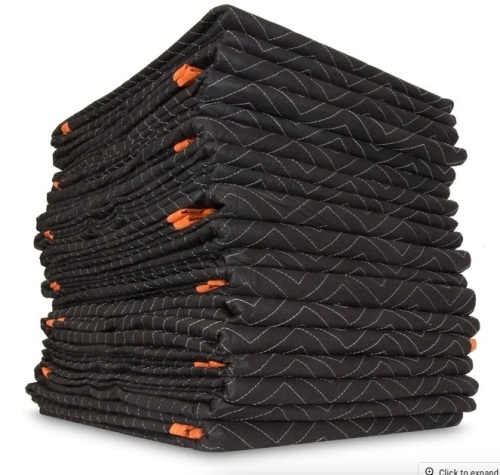 WEN 272812 72-Inch by 80-Inch Heavy Duty Padded Moving Blankets, 12-Pack - Lot 397