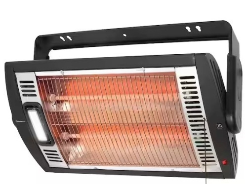 24 in. 750/1500-Watt Wall Mount Infrared Radiant Electric Space Heater - Lot 438