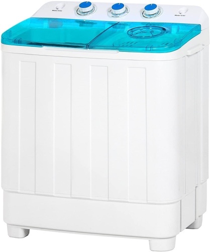 Portable Mini Twin Tub Compact Washing Machine and Dryer Combo - Lot 300