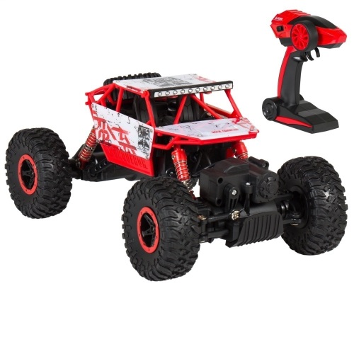 Lot of (5) 2.4Ghz 4WD RC Rock Crawler Monster Truck Toy Car - Lot 345