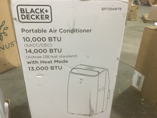 BLACK+DECKER Portable Air Conditioner w/ Heat, 10,000 BTU - Lot 366