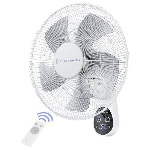 TaoTronics 16 inch Wall-Mount Fan w/ Remote - Lot 623
