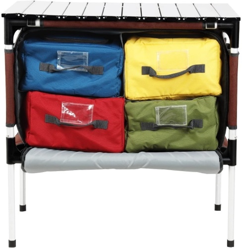 PORTAL Multifunctional Folding Camp Table w/ Four Cooler Storage Bags - Lot 912