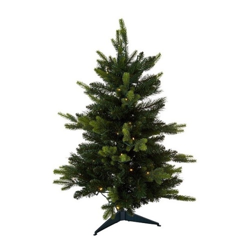 Bethlehem Lights Prelit 34" Green Stake Christmas Tree  - Lot 931
