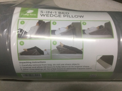 Memory Foam Wedge Bed Pillow - Lot 1012