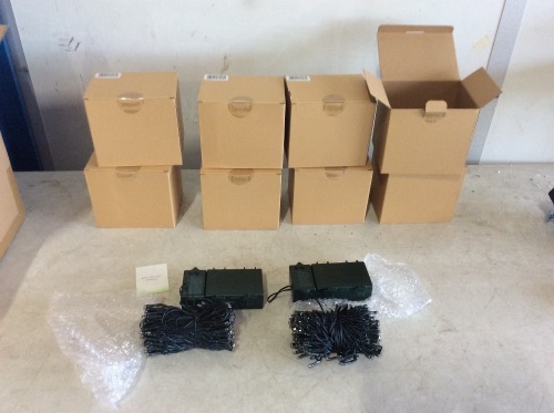 Lot of (8) Sets of LED Battery Operated String Lights - Lot 1301