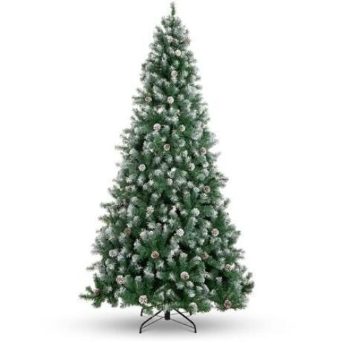6' Pre-Decorated Christmas Tree w/ Pine Cones, Flocked Branch Tips - Lot 586